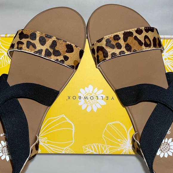 {Yellowbox} Janalee Leopard Wedge Sandals - Picture 9 of 16